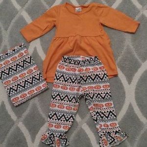 Pumpkin Aztec 3 piece set